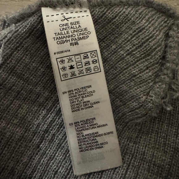 BASIC GREY UNISEX BEANIE - Picture 2 of 2